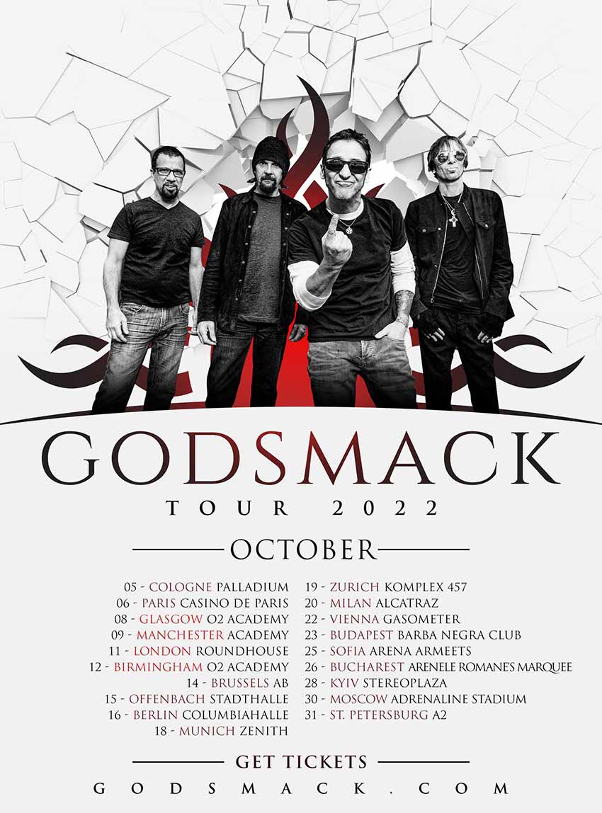 Godsmack European Tour 2022